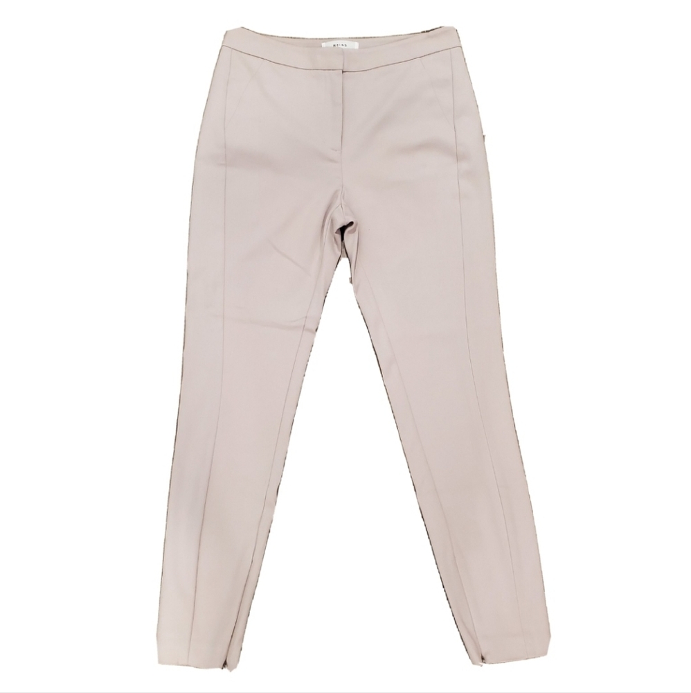 Reiss Ankle Zip Blush Pants
